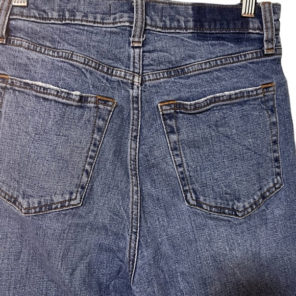 3/$30 ABERCROMBIE & FITCH THE ANKLE STRAIGHT ULTRA HIGH RISE  DISTRESSED 27 / 4R - Picture 11 of 16